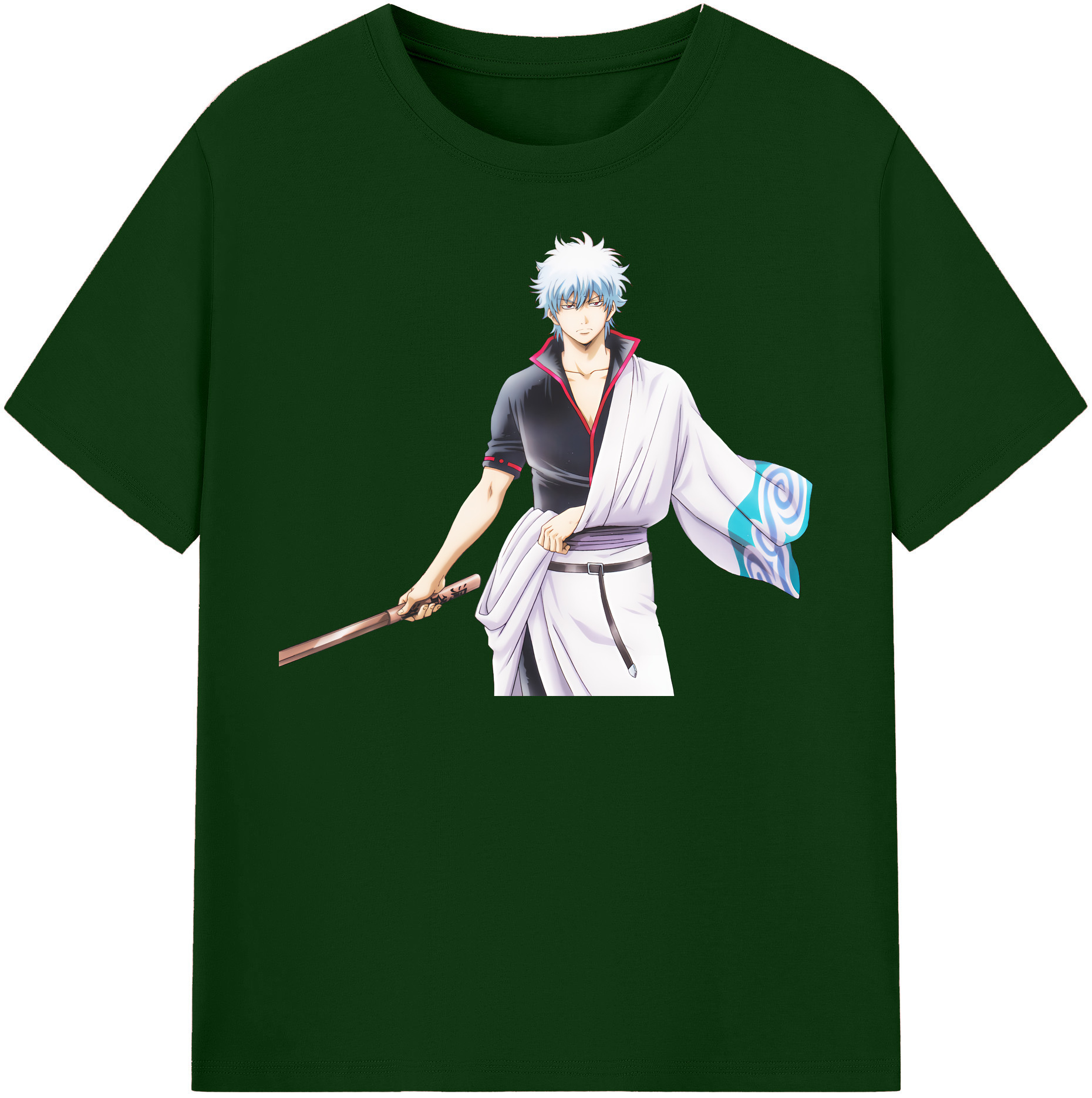 （画像用） ぎんたま 坂田銀時（さかたぎんとき） 神楽 志村新八（しむら しんぱち） GINTAMA Sakata Gintoki Kagura Shimura Shinpachi 綿100％半袖Tシャツ（フロントプリント）